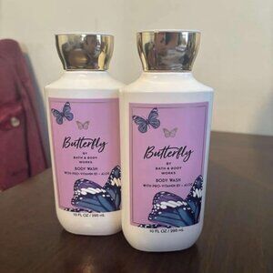 Bath & Body Works Butterfly 2 Body wash set